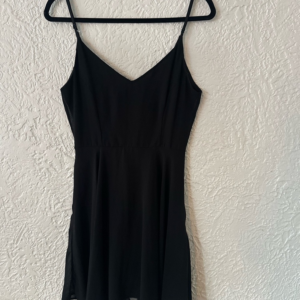 Sage Black Mini Dress